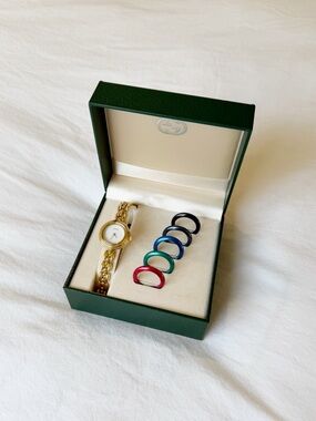 Gucci Vintage Interchangeable Bezel Watch